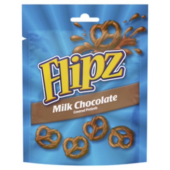 Picture of Bags Flipz Milk Choc Pretzels 90g x6